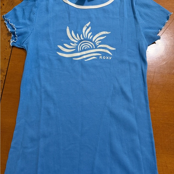 Roxy Blue Tee dress with Sun Graphic and multi color stripe dress. (2 pack) - Picture 1 of 2